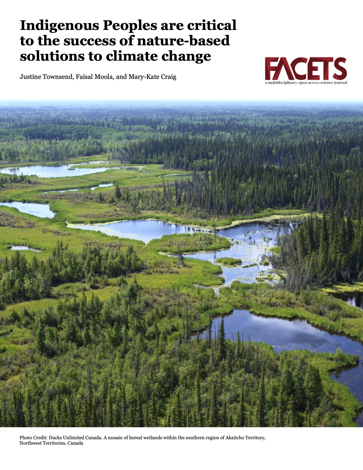 Cover for U of G FACETS editorial