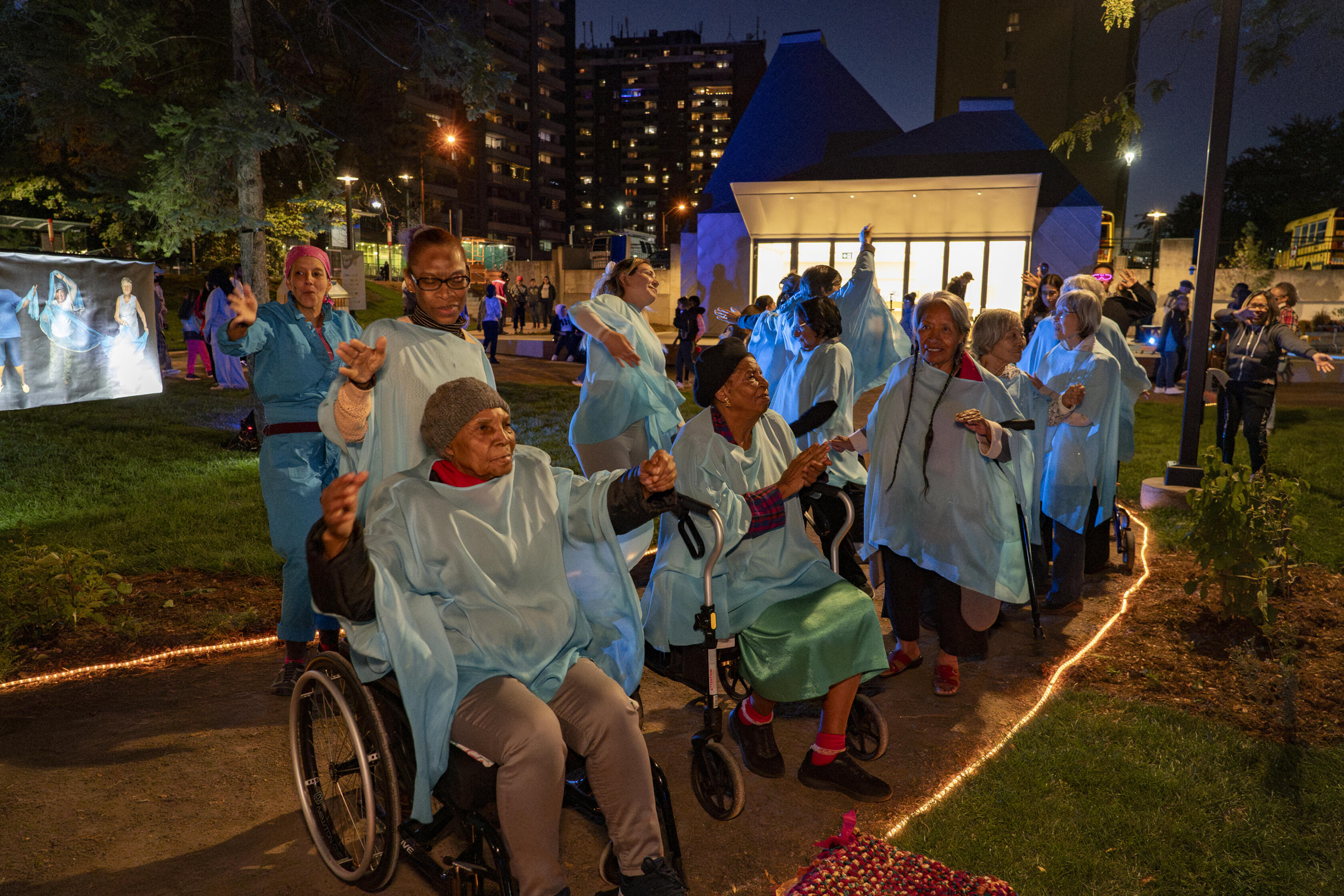 Nuit Blanche festivities in Mabelle Park. Photo: Katrin Faridani