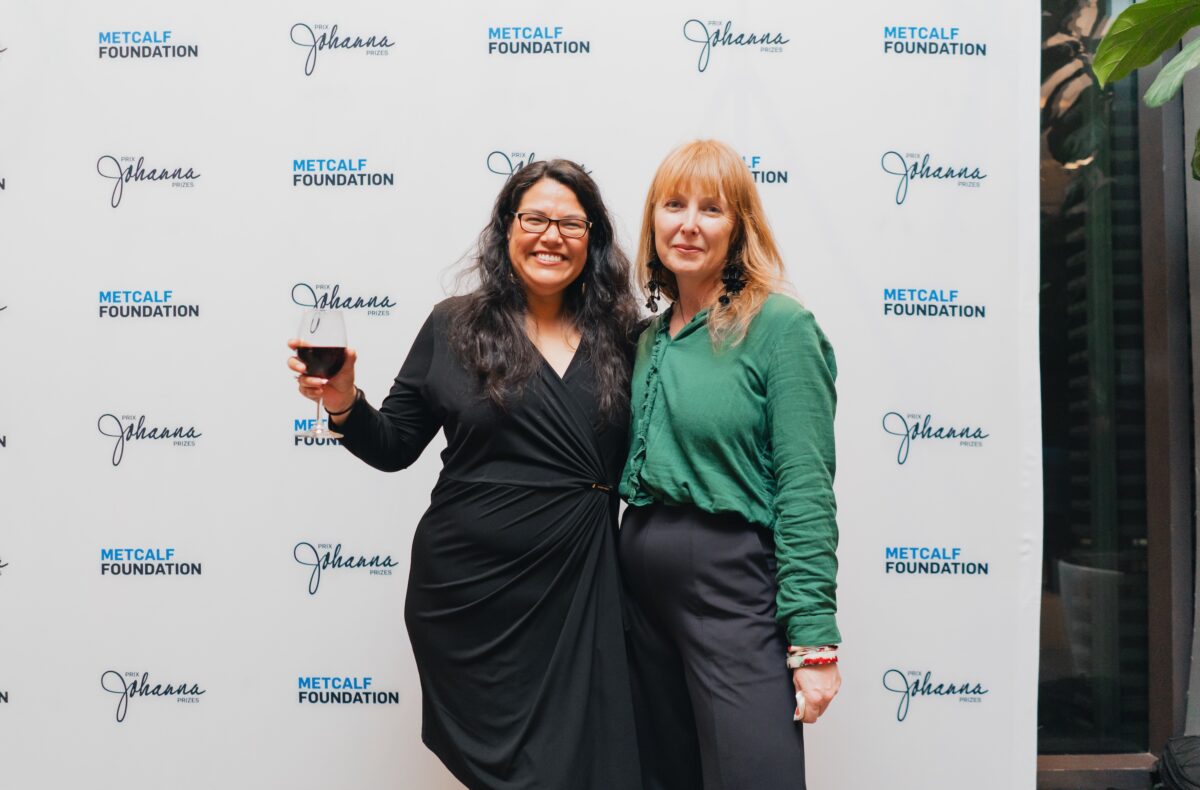 Adriana Beemans and Liz Forsberg. Photo: Kalila Snow Jan