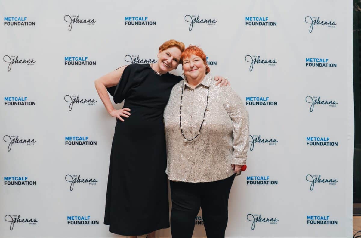 Kirsten Hanson and Nancy McNee. Photo: Kalila Snow Jan
